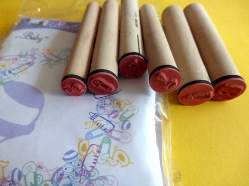 Motivstempel baby stempelset - motivstempel,