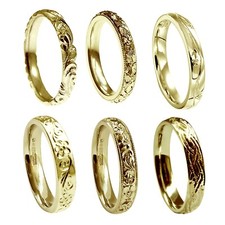 Hand Graviert 18ct Gelbgold