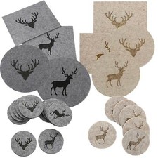 2-6x Tischset Platzset Hirsch