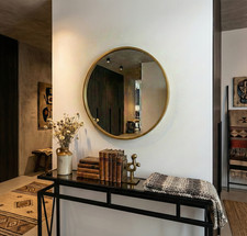 Wandspiegel Rund Schwarz Weiß