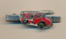 Crystal geneve Krawattenschieber Drehleiter DL 18 Magirus Rundhauber Feuerwehr