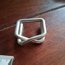 118 Metallklemmen für Umreifungs​band 25 mm verzinkt, Klemmen, Metallschnallen