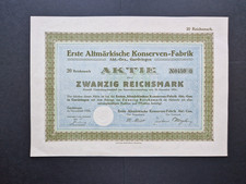 Aktie Erste Altmärkische