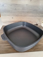 WOLL Titan Best Guss-Viereckpfanne 24 x 24 cm mit Deckel und abnehmbaren Griff