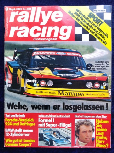 Rallye racing 1978 porsche - 9/1978,