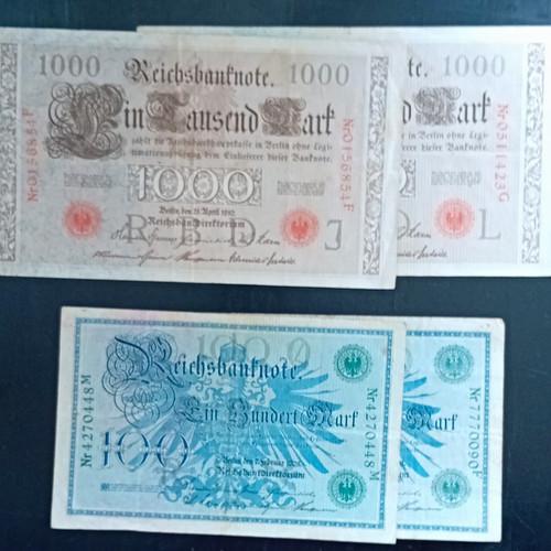 Lot deutsches papiergeld - lot,