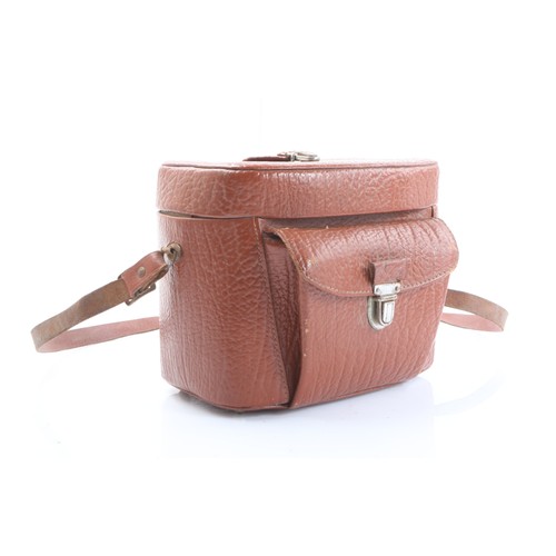 Koffer retro leder foto - koffer,