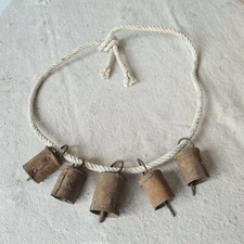 B4432 | Konvolut 5 kleine, antike Glocken | Ziegen / Schafe | Hirte