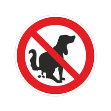 Aufkleber Verbotszeichen kein