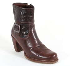 Lederstiefeletten Blogger Stiefeletten Vintage High Heels Leder neosens 37