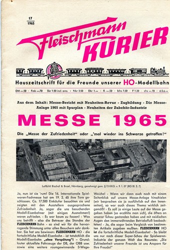 Fleischmann kurier heft - kurier,,