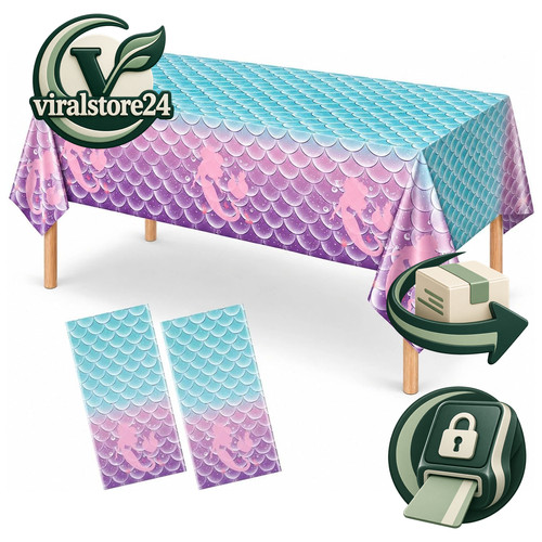 Tischdecke meerjungfrau - tischdecke,