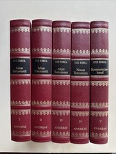 Die Bibel - 5 Bände Luxusausgabe Leder/Goldschnitt, Andreas Verlag 1984