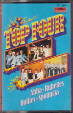 -130- Top Four - Abba, Hollies, Rubettes, Spotnicks-MC- sehr gut