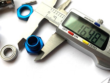 2 Radachsen mit Mitnehmer u. Kugellager für LRP Rebel S8 Buggy 1:8  (1227-17)