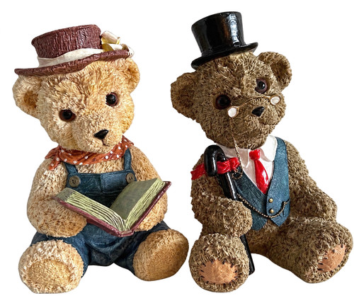 2er set teddy bär figuren - 2er,