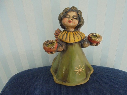 Figur keramik engel - engel,