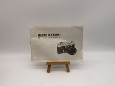 Konica Macro Hexanon 55mm F3.5 (Automatic) Bedienungsanleitung Deutsch