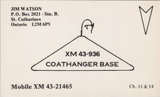 vintage CB radio QSL postcard