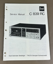 Dual C 839 RC Cassette Deck