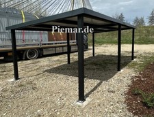 Blechgarage Carport 3,5x7x2,4m Überdachung  | inkl. Aufbau | 29713!