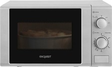 Mikrowelle Exquisit Mikrowellenofen Silber MW900-030G 700W Grill 1000W