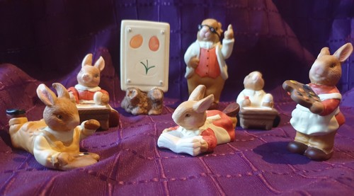 Hasenschule ostern porzellan - hasenschule,