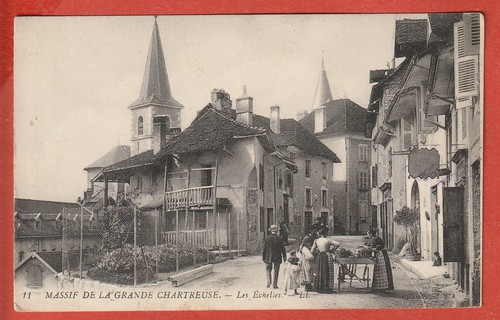 Cpa les echelles - cpa,