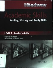 New Headway Academic Skills 1. Teacher's Book (New Headway First Edition) Varios