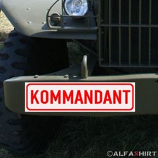 Magnetschild Bw Kommandant