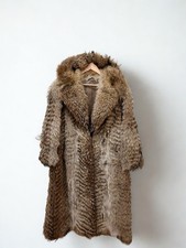 Damen Echt Kojoten Pelz Mantel