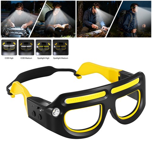 Led stirnlampe brille usb - led,