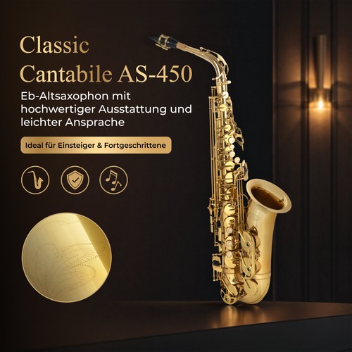 Schönes altsaxophon klar - schönes,