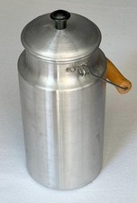 Alte Aluminium Milchkanne