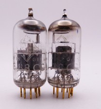 2x TELEFUNKEN E88CC 6922 Tubes, Röhren  geprüft, gut / Tested strong