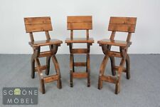 10x Barhocker Garten Stuhl Terrassen Möbel Tavernen Holzstuhl Landhausstil