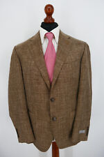 Canali Kei Sakko Gr.54 Schurwolle Seide Leinen Silver Label NEU ohne Etikett