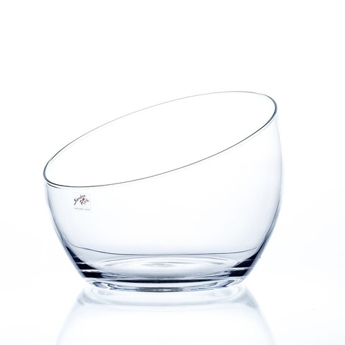 Glasschale bexa mit schrägem - glasschale,