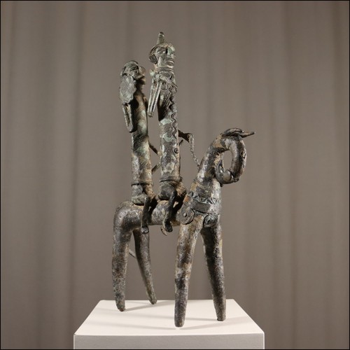 69424 bronze reiter figur - 69424), reiter-figur