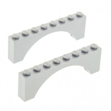 2x Lego Bogenstein 1x8x2