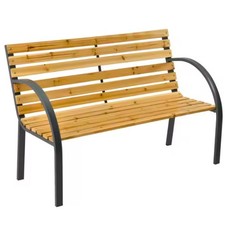 Gartenbank Holz Metall