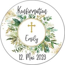 Konfirmation Tortenaufleger Party Deko personalisiert Name Bild Kommunion essbar