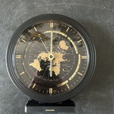 Vintage Kundo-Siemens Weltzeituhr Tischuhr *funktionsfähig*