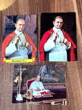 Vatikan 3 Postkarten Pabst Paulus P.P. VI