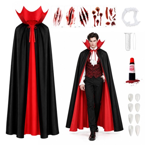Halloween vampir kostüm set - halloween,