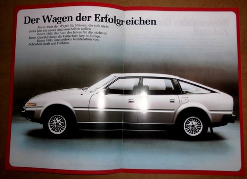 Rover 3500 prospekt 1977 - rover,