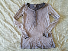 G-Star RAW Damen Bluse, Gr. M, Blau, Baumwolle