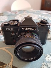 Yashica FX-D mit 50mm f1.7 ML analog Kamera mit Objketiv aber ohne Blitzschuh