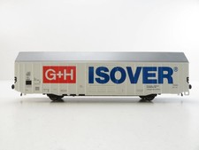 (EW143) Fleischmann 5378 H0 DC Großraumgüterwagen "G+H Isover" der DB, OVP