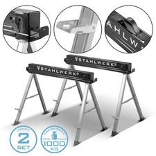 STAHLWERK Sägebock 2er Set